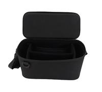 FAUOSWUK Estuche de Transporte para 2 Bolsas de Almacenamiento de Doble Capa Tela Oxford con Correa para el Hombro para Accesorios de Consola Tarjetas de Juego Adaptador Base