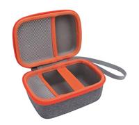 FAUOSWUK Estuche Rígido Pequeño para Reproductor de Música, Estuche de Almacenamiento EVA con Bolsillos de Malla y Forro de Terciopelo para Reproductor de Música BT y Accesorios