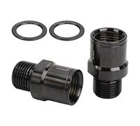 FAUOSWUK Extensiones de Pedal de Bicicleta, Accesorio de Bicicleta Resistente Al Desgaste y de Poco Ruido para un Paseo Cómodo, Aleación de Titanio (Negra)