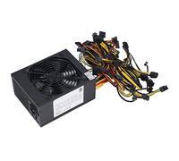 FAUOSWUK Fuente de Alimentación para Minería de 1850W, Resistencia a Altas Temperaturas, Rendimiento de Ahorro de Energía para Máquinas Mineras de Bitcoin GPU, Metal