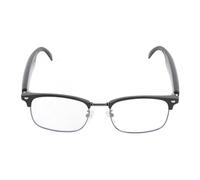 FAUOSWUK Gafas Inteligentes para Traductor de IA, Gafas de Traducción BT con Lentes de Filtrado de Luz Azul Traducción de Voz para Negocios de Viajes de Negocios (Gris)