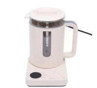 FAUOSWUK Glass Electric Kettle, Multifunción Smart Electric Kettle 1.2L Gran Capacidad con Construcción de Vidrio de Alta Temperatura para el Hogar Múltiples Usos (Enchufe de la UE 220V)