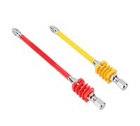 FAUOSWUK Juego de Puntas de Destornillador Eléctrico PH Magnético Antideslizante con Revestimiento de Goma Aislado, Eje Hexagonal Universal de 1/4 de Pulgada para Aplicaciones de Taller Profesionales