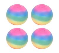 FAUOSWUK Juguete de Bola de Alivio del Estrés de 4 Piezas, Bolas de Expiración Sensorial Elástica para Niños Adultos, Ideal para la Rehabilitación de Fisioterapia Alivio del Estrés