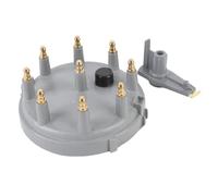FAUOSWUK Kit de Rotor de Tapa de Distribuidor de Encendido de 12 V, Antigrietas para G10 G20 G30 1987-1995, Kit de Rotor de Tapa de Distribuidor de Terminales de Latón (Gris)