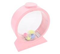 FAUOSWUK Lámpara LED de Gelatina de Mar, Luz Nocturna de Acuario RGB que Cambia de 7 Colores con Motor Silencioso sin Escobillas y Flujo de Agua de 2 Velocidades, para Decoración del (rosa)