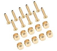 FAUOSWUK Manguera de Freno de Disco de Bicicleta MT200/M315/M355/M365 Oliva de Cobre y Juego de Insertos de Conexión, Material de Alta Pureza, Procesado por CNC, Larga Vida útil, Buen Reemplazo,