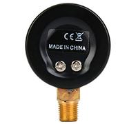 FAUOSWUK Manómetro Mecánico de Doble Escala con Números Claros, Conexión BSPT de 1/8 Pulgadas para Aire, Aceite, Agua, 0-15psi, 0-1bar para Aficionados Al Bricolaje en el Hogar (0-100 psi, 0-7 bares)