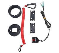 FAUOSWUK MerCruiser Motor Lanyard Kill Stop Switch 19674A07 Kit de Rendimiento Estable para Parada de Emergencia Fueraborda Marina