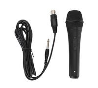 FAUOSWUK Micrófono Dinámico con Cable, Patrón de Captación Cardioide con Conector de 3 Pines para Cantar, Conferencias, Bodas, Actividades Al Aire Libre