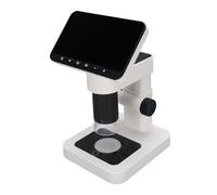 FAUOSWUK Microscopio Digital LCD, Microscopio Digital de 4.5 "para Adultos de 5 a 32x Aumento con Microscopio Electrónico de Interfaz Tipo C (Negro)