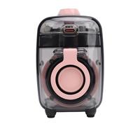 FAUOSWUK Mini Máquina de Karaoke Compacta, Altavoz Bluetooth con Función de de Voz para Reuniones Familiares y Actividades Al Aire Libre, 2,48 X 2,52 X 3,86 Pulgadas