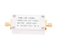 FAUOSWUK Módulo de Filtro de Paso bajo de Alto Rendimiento de 100 KHZ para una Claridad de Señal Superior, para Sistemas de Conversación, Pérdida de Inserción de 1,5 DB de Aleación de Aluminio, para