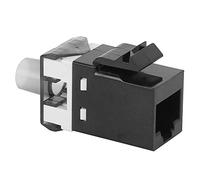 FAUOSWUK Módulo de Información CAT6 Compacto con Conector RJ45 de 180 Grados 3 Piezas para Marcado Rápido y Preciso en Redes Cableado Integrado con Cubierta a Prueba de Polvo para Uso