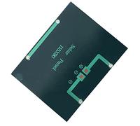 FAUOSWUK Módulo de Panel Solar Impermeable de 1,5 W para Proyectos de Bricolaje y Dispositivos de Baja Potencia Polisilicio de 12 V 4,5 X 3, Pulgadas