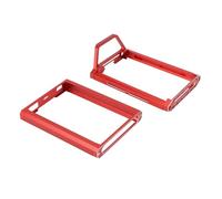 FAUOSWUK NB4 RC Transmisor Marco Protector Soporte Superior Inferior de Metal, Reemplazo Elegante e Ideal para Voladores Acrobáticos (Roja)