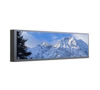 FAUOSWUK Pantalla Secundaria de la Carcasa de la Computadora, 9,2 Pulgadas, Temas, Fondos de Pantalla y Métricas de Rendimiento Personalizables (Negro)