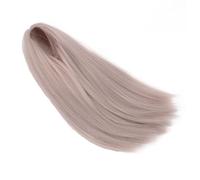 FAUOSWUK Peluca Larga y Recta de 1/4 para Muñeca, Estilo DIY de Seda Suave de Alta Temperatura para Muñeca Articulada con Circunferencia de Cabeza de 7-8 Pulgadas, Elegante y de Moda, Regalo