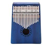 FAUOSWUK Piano de Pulgar de 17 Teclas, Instrumento Musical Kalimba Portátil con Bolsa de Franela para un Fácil Aprendizaje y un Sonido Claro