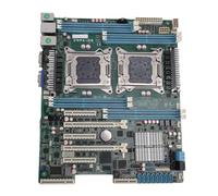 FAUOSWUK Placa Base de Servidor E5, LGA 2011 Socket R, ATX, Chipset C602, Soporte DDR3 de 256 GB, 8X, PCIe 3.0, para Entrenamiento de IA, Virtualización, Computación Científica