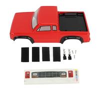 FAUOSWUK Plástico para Carrocería de Coche RC, Distancia Entre Ejes de 125 Mm, Carcasa Duradera para Coche con Gancho y Bucle para Vehículo de Control Remoto Axial SCX24 1/24 (#1)