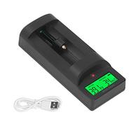 FAUOSWUK Probador de Baterías de Litio, Medidor de Resistencia Interna de Voltaje Digital con Pantalla LCD HTN y Carga de Tipo C, para la Línea de Producción de Batería AAA Test (Host + cable de