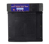 FAUOSWUK Puerta Automática para Gallinero con Energía Solar, Temporizador y Control Remoto, Ideal para Gallinas, Patos y Gansos (Negro)