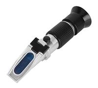 FAUOSWUK Refractómetro Portátil de 0-80% Brix Equipo de Medición de Líquidos Confiable para Prueba de Azúcar, Construcción de Aluminio para Elaboración Casera y Elaboración de Vino