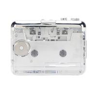 FAUOSWUK Reproductor de Cassette Portátil, Convertidor de Cassette a MP3 con Mecanismo de Rueda de Cobre Estéreo y Rebobinado Automático, para PC Portátiles con Cable USB C y Auri