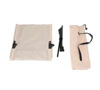 FAUOSWUK Silla de Playa, Compacta, Ligera, Plegable, Respaldo Ajustable, Tela Oxford 600D, con Bolsa de Transporte Portátil, para Acampar Al Aire Libre, Pesca, Picnic (Caqui)