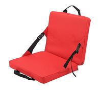 FAUOSWUK Silla Plegable para Exteriores con Respaldo, Cojín de Esponja EPE Portátil, Asiento Plegable de Estadio Resistente Al Desgaste para Parques y Lugares de Competición (#1)