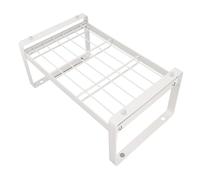 FAUOSWUK Soporte para Botellas de Agua de Hierro, Organizador Duradero de Varios Niveles para Encimera de Cocina, Diseño Apilable Que Ahorra Espacio, 12,6x8,1x5,9 Pulgadas