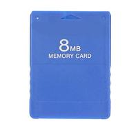 FAUOSWUK Tarjeta de Memoria de Alta Velocidad de 8MB, para Consola de Juegos Consola de Videojuegos Retro de Segunda Generación con Soporte FMCB 1.966, Plug and Play (Azul)
