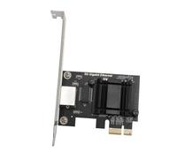 FAUOSWUK Tarjeta de Red PCIe, Adaptador Ethernet PCIe de Alta Velocidad de 5 Gbps con Funciones Avanzadas, para 10 11 y Sistemas