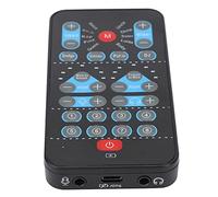 FAUOSWUK Tarjeta de Sonido Mini Voice Canger para DJ, Estudio, Karaoke con 8 Efectos de Sonido e Interfaz de Sonido de 3.5 Mm Tarjeta de Sonido en Vivo para Teléfono Móvil, Computadora