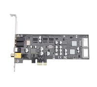 FAUOSWUK Tarjeta de Sonido PCIE con Soporte de Perfil bajo, SNR de 100 DB, Tarjeta de PCI Express HiFi, Alta Frecuencia de Muestreo, Múltiples Interfaces