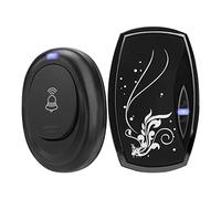 FAUOSWUK Timbre Inalámbrico Remoto de 50 M, 36 LED 4 Volumen Ajustable, con Material ABS, para Seguridad en el Hogar ((Reglamento europeo 110-240V))