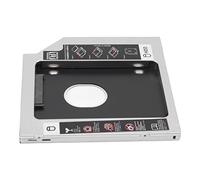 FAUOSWUK Universal de 9,5 Mm para Instalación de Segundo Disco Duro SSD con Material de Aleación de Aluminio para Uso en Computadoras Portátiles