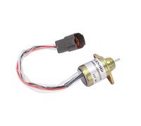 FAUOSWUK Válvula Solenoide de Apagado del Motor, Sensibilidad de Alta Precisión para 12V 1503ES 12S5SUC12S, Aleación de Aluminio Dorado