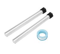 FAUOSWUK Varilla de ánodo de Magnesio para Reemplazo Anticorrosión del Calentador de Agua, Rosca NPT3/4 de 2 Piezas para Caldera e Intercambiador de Calor