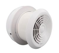 FAUOSWUK Ventilador de Ventilación de Techo Redondo de 5000rpm con Pantalla para Extractor de Techo de Yacht RV