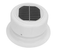 FAUOSWUK Ventilador de Ventilación Solar Eficiente para Vehículos Recreativos, Fácil Instalación con Tornillos de Montaje, Material ABS Impermeable, Diámetro de 6,8 Pulgadas, para Escape Solar de