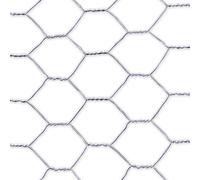Faura - malla metalica hex./galv. 19mm - 0,7mm - 1x5m -