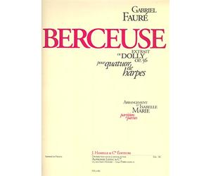 Faure: Berceuse Extrait De Dolly Op.56 Pour Quatuor De Harpes. Partituras para Arpa