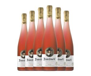 Faustino V Rioja Joven 75 cl Vino rosado (Caja de 6 Botellas de 75 cl)