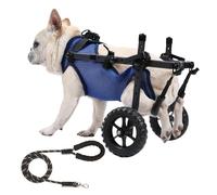 Fauteuil roulant por Petit Chien - neur - Léger - Handicap des pattes arrière - chariot ré glable avec roues por pattes arrière, equité de roues silencieuses et de sangles repirantes