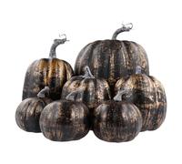 Faux Calabazas | Decoración De La De 7pcs, Calabazas De Espuma para La Decoración De La Mesa del Hogar Halloween Autumn Harvest Festival