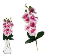 Faux Flowers - Phalaenopsis Orchid Realistic Aesthetic, Arreglos florales artificiales, flores de seda Lifelike | Maintenance Free Greenery, interior y exterior Bedroom Bathroom Living Room Wedding