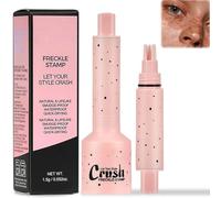 Faux Freckles Stamp, lápiz pecas, pluma peca, sello de pecas, resistente al agua, pecas naturales realistas con esponja especial para todos los tonos de piel (profundo)