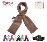 Faux Fur Scarf With Hidden Zipper Pocket, 2026 New Scarf For Women UK, Womens Scarfs Winter, Stay Warm & Carry Your Essentials Hands-Free, For Stashing Your Phone, Cash, Credit Cards (1PCS-C)